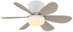 GLOBO DELORES 03625SA-LED Ventilator de tavan dimmabil LED/5W/230V 2700-6500K bej + telecomandă (GL8890)