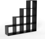 Miadomodo Raft cu trepte mari, de sine stătător, negru (HM50502) Raft