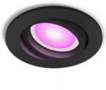Philips Hue süllyesztett spot lámpa, kerek, fekete (Centura White and Color Ambiance) (929003809401)