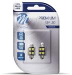 m-tech PREMIUM C5W 36mm 4LED, fehér, 2 db (LB328W)