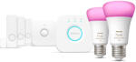 Philips Hue 3 darab nyitásérzékelő + 1 darab mozgásérzékelő + 2 darab E27 WCA LED + Hue Bridge (929002468824)
