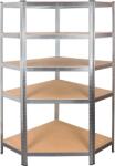 AGA fém, sarok, 180×90×40 cm, 5 polc (MR4604)