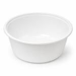 Műanyag leveses tányér, tetőzhető, 750 ml, 50 db, fehér (KHMU336) - papirdepo