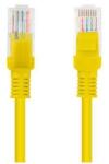 Lanberg Patchcord RJ45 cat. 5e UTP 1m, Galben (PCU5-10CC-0100-Y)