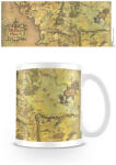  The Lord of the Rings bögre - Middle-earth térkép