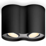 Philips Hue spot lámpa, 2-es fekete + DIM Switch (Pillar White Ambiance) (929003811401)