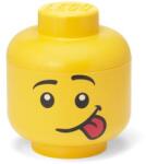 LEGO Tárolódoboz, fej, kicsi, LEGO, Silly (L40311726) - becsiirodaker