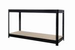 Kovona System Kovona Heavy munkaasztal 87 × 120 × 60 cm, fekete