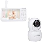 Grundig Babyphone Video GRUNDIG cu Camera, Monitor 5 Inch, Infrarosu (8711252334233) Aparat supraveghere bebelus