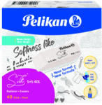 Pelikan Radiera s+s 40l silk alb display - Set 40 (606141)