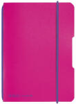 Herlitz Caiet my. book flex a6 40f 80g/mp patratele pp fucsia elastic violet (9479050)