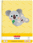 Herlitz Caiet a4 80f spira dictando cute animals koala - Set 5 (50039227)