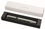 Pelikan Stilou pura f aluminiu argintiu/verde cutie cadou (822848)