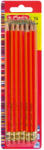 Herlitz Creion grafit cu radiera hb rosu set24 (8850604)