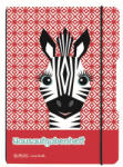 Herlitz Caiet my. book flex a5 40f 80g/mp dictando cute animals zebraelastic negru (9492030)