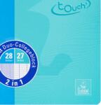 OXFORD Caiet oxford touch duo a4+ 80f scribzee ecolabel dictando+patratele albastru aqua (400101422)