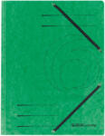 Herlitz Dosar carton plic a4 inchidere elastic verde - Set 25 (10843894)