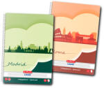 Herlitz Caiet a4 70f spira patratele economic - Set 5 (9484770)