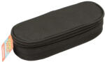  Penar neechipat oval 2 buzunare cu fermoar NEGRU (SD-SKE092/NEGRU) Penar