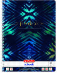 Herlitz Caiet a4 80f spira patratele new batik fearless - Set 5 (50044153)