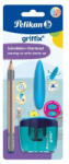 Pelikan Set griffix creion grafit+ascutitoare+radiera albastru blister (823517)