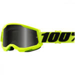  100% Strata 2 Sand Fluo Yellow szemüveg füst lencsével (2601-2950)