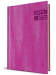 Herlitz Agenda datata a5 352pag premium deluxe narni coperta piele sintetica purpuriu folio bronz 2026 (9495500)