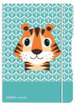 Herlitz Caiet my. book flex a5 40f 80g/mp dictando cute animals tigerelastic gri (9492020)