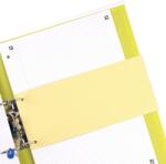 OXFORD Separatoare carton oxford 10.5x24cm 190g/mp blue angel set100 galben (100205026)