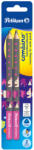Pelikan Creion grafit lacuit combino b invata sa scrii roz set2 blister (811170)