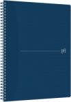 OXFORD Caiet oxford origins a4+ 70f spira scribzee ecolabel dictando albastru inchis - Set 5 (400150002)