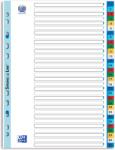 OXFORD Index plastic numeric oxford a4 1-31 31f/set culori asortate (100204790)