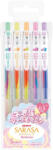 Zebra Pix cu gel 0.5 mm Marble Zebra 5 culori/set (PGE102)