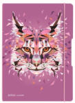 Herlitz Caiet my. book flex a4 2x40f dictando+patratele wild animals lynx - Set 3 (50027279)