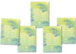 Herlitz Set 5 caiete Herlitz A4, 80 file, Dictando, Motiv Neversea (9490420)
