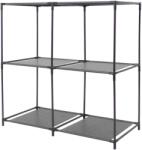 DOCHTMANN tároló állvány dobozok számára, 68, 5×34, 5×70 cm, 4 polcos (400143)