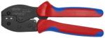 KNIPEX 97 52 42 SB PreciForce® Krimpelő fogó MC4®/MC4® EVO 2 csatlakozókhoz csúszásgátló műanyag burkolattal barnított 220mm (97 52 42 SB)