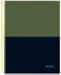 Miquelrius Rider Green A4 4x35 lap linia caiet cu spirale (A15295RG81)