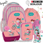 Ars Una anatómiai iskolatáska 5 részes SZETT- Bonjour (AU-F1) (5993120030222SZ)