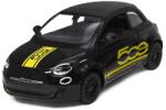 Kinsmart Mașină metalică Kinsmart Livery Edition - Fiat 500e, 1: 28, neagră (52137)