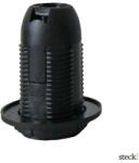  steck! STP F14B Csillár foglalat, E14, fekete (STP F14B)