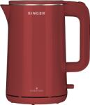 Singer Ceainic electric Singer - WK-15050 SCR, 2200W, 1, 5 l, roșu (15050 SCR) Fierbator