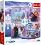 Trefl Puzzle Trefl 4 în 1 - Regatul de Gheață 2 (93234) Puzzle