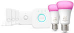 Philips Pachet de start Philips - Hue, senzori, detector de mișcare, hub, 2 becuri RGBW (872016915961700)