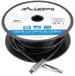 Lanberg CA-HDMI-20FB-0300-BK optyczny kabel HDMI M/M 30m v2.0 4K