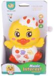 Raya Toys Jucărie muzicală pentru bebeluși Raya Toys - Rățușcă cu sunete și lumini (503123321)