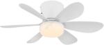 GLOBO 03625W - Димируем LED таванен вентилатор DELORES LED/5W/230V 2700-6500K бял + дистанционно управление (GL8891)