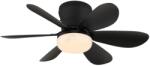 GLOBO 03625S -LED димируем таванен вентилатор DELORES LED/5W/230V 2700-6500K черен+дистанционно управление (GL8889)