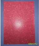  Glitterkarton A4 220g piros (1616428)