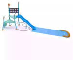 Plum Plum: Water Park vizes játszótér csúszószőnyeggel és buborékokkal (104401) (104401)